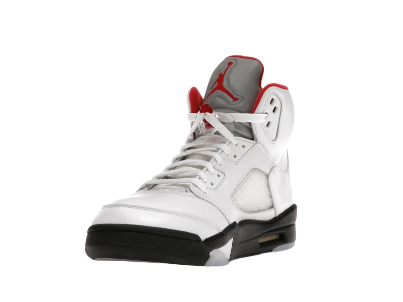 Jordan 5 Retro Fire Red Silver Tongue (2020)